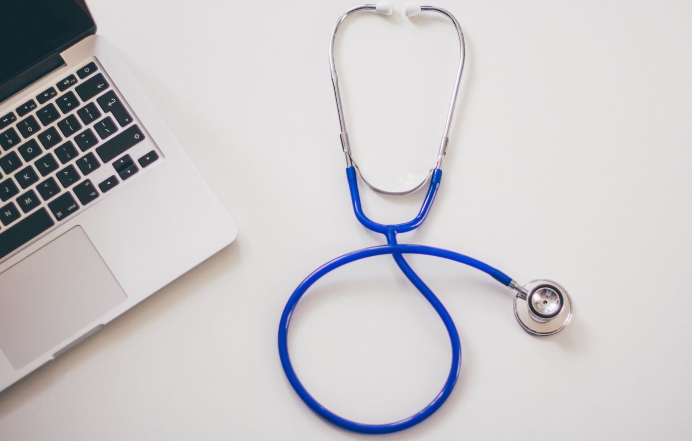 Stethoscope on a desk