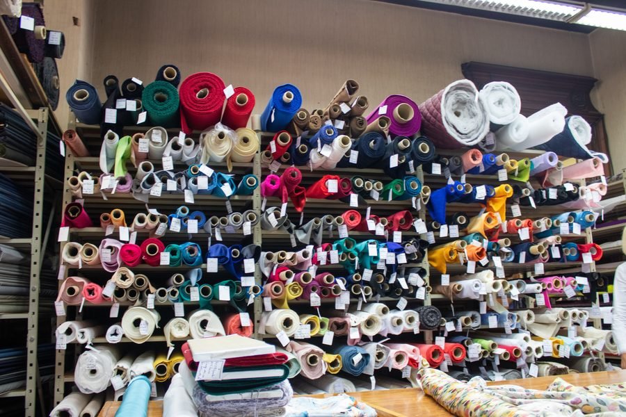 Textile traders managing fabric stock with Textile Job Work ERP Software