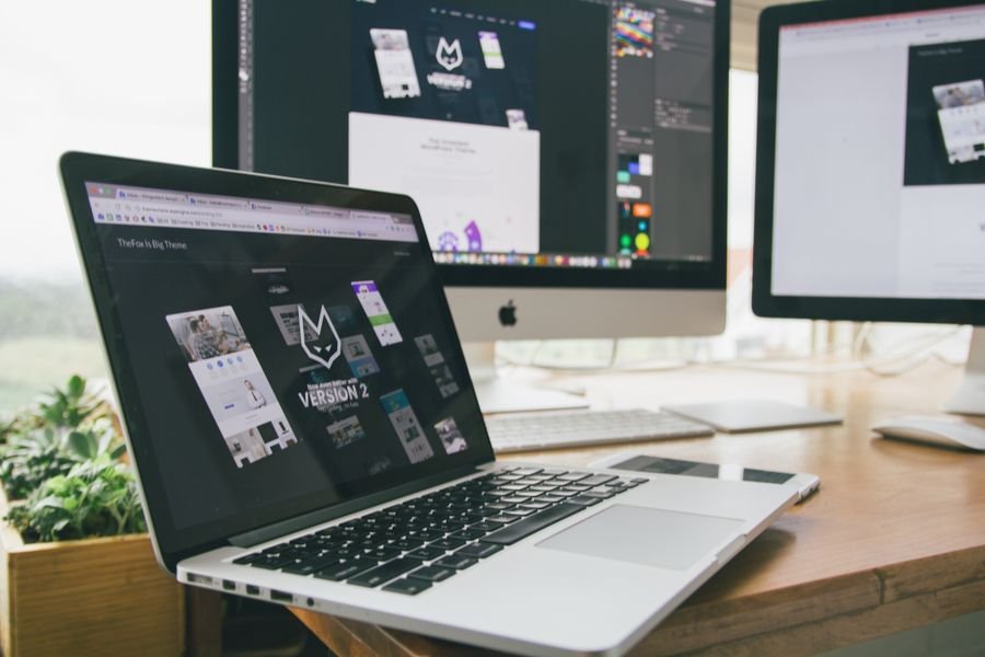 Checkout and payment on a laptop